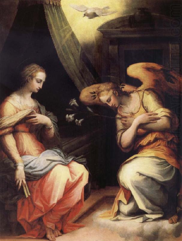 The Anunciacion, Giorgio Vasari